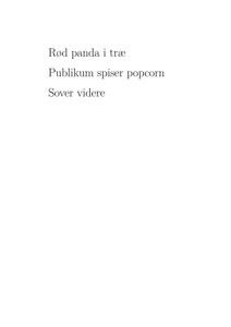 Rød panda i træ